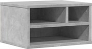 vidaXL betonszürke szerelt fa nyomtatóállvány 40 x 32 x 22,5 cm