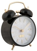 Karlsson 6009BK design ébresztőóra fekete, átmérő12 cm