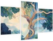 Kép – Kozmikus fa (90x60 cm)
