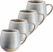 Mäser 4 db-os csészeszett AQUATA – 355 ml, szürke, 355 ml