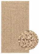 ZIZUR bézs juta hatású beltéri és kültéri szőnyeg 80 x 150 cm