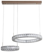 Zuma Line MD3713-2-3GT - GIRONA LED csillár kábelen LED/36W/230V rózsaarany