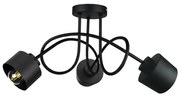 Felületre szerelhető csillár SIMPLY BLACK 3xE27/60W/230V