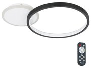Eglo 900421 - LED Dimmelhető mennyezeti lámpa GAFARES LED/15W/230V fekete + távirányító