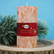 Illatos gyertya - Narancs-fahéj, 340 g, narancssárga