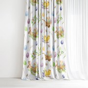 Goldea húsvéti dekor függöny - húsvéti szimbólumok 160x150 cm