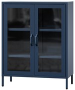 Vitrin GINA, 800 x 1015 x 400 mm, Modern: sötétkék