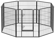 Kutya kennel, kutyaketrec, 8 paneles kisállat járóka 100 cm magas | FEANDREA