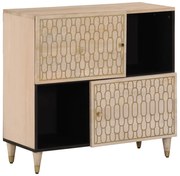 tömör mangófa tálalószekrény 80 x 33 x 75 cm