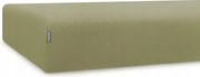 Khaki pamut lepedő 80x200 cm gumis Mumla Mumla