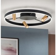 Orion DL 7-686/3-LED dimmelhető mennyezeti lámpa BERLIN LED/50W/230V fekete/aran