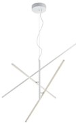 Trio - LED Dimmelhető csillár zsinóron TIRIAC 3xLED/8,5W/230V fehér