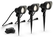 Philips - 3x GARDENLINK LED kültéri spotlámpa 6W 230V 2700K IP44