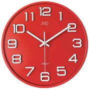 Design fal szerelt óra JVD HX2472.6 Piros