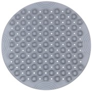 Szürke csúszásgátló alátét zuhanyfülkébe 55x55 cm - Maximex