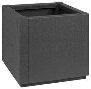 Kerti Ültető Sötétszürke 36x36x35 cm PP