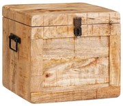 Tároló Doboz tárolóval zárral tömör mangófa