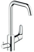 Hansgrohe Focus M41, 260-as konyhai csaptelep, készülék elzárószelepe, króm, HAN-31823000