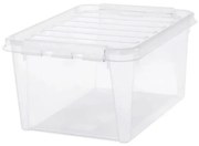 SmartStore Classic tárolódoboz fehér klipszekkel, 32 l, 32 l