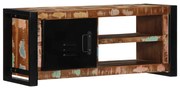 TV szekrény 80x30x35 cm tömörfa, újrahasznosított fa