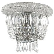 Ideal Lux - Fali kristály lámpa DUBAI 2xE14/28W/230V fényezett króm