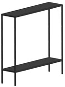 Cuba Black konzolasztal