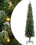 vékony műkarácsonyfa 150 LED-del 150 cm