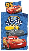 Disney Verdák Track Stars gyerek, ovis ágyneműhuzat 100×135 cm, 40×60 cm