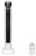 Aigostar B.V. Aigostar - Torony ventilátor 50W/230V fekete/fehér + távirányító AI1130