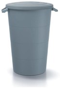 Kerti műanyag tartály füllel, 120 l, szürke