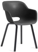 Kerti szék Keter Noa cup grafit, fém lábakkal, 2 db