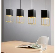 Eglo 97734 - LED Csillár zsinóron MONTEBALDO 4xGU10/5W/230V