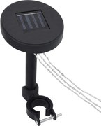 vidaXL pavilon LED fényfüzér napelemes panellel