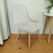 Székhuzat JYSK JONSTRUP étkezőszékre (elasztikus, mosható, VILÁGOSSZÜRKE)