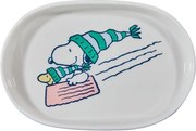 PEANUTS ovális tálka , Snoopy és Woodstock