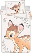 Disney Bambi Beige gyerek, ovis ágyneműhuzat 100×135cm, 40×60 cm