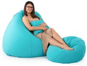 Türkiz ALL IN XXL Babzsákfotel Garnitúra