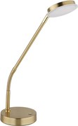 Globo 58504TM - SILVIO érintésvezérlésű, dimmelhető LED asztali lámpa, 6,5W/230V, sárgaréz