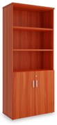 SimpleOffice magas szekrény 80 x 40 x 180 cm, cseresznye