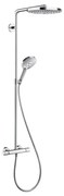 Hansgrohe Raindance Select S, Showerpipe 240 2jet termosztáttal, fehér/króm, HAN-27129400