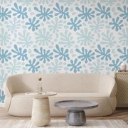 Fotótapéta - Kék királyi minta (147x102 cm)