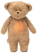Moonie Moonie - Snuggle buddy dallammal és világítással medvebocs organic cappuccino natur FBB0400