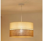 Brilagi - ROYAL YUTE lógó 1xE27/15W/230V, 40 cm, bézs/krém