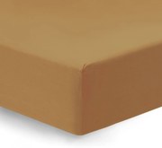 Jersey dióbarna lepedő TiaHome - 70x140cm