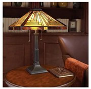 Elstead QZ-STEPHEN-TL - Tiffany STEPHEN asztali lámpa 2xE27/60W/230V