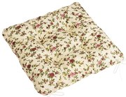 Bellatex Adéla steppelt Růžička ülőpárna, 40 x 40cm