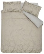 Világosbarna egyszemélyes jacquard ágyneműhuzat 135x200 cm Opulent Jacquard – Catherine Lansfield