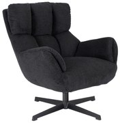 Forgó Relaxfotel Fekete Színben. REAL