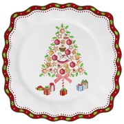 Mézeskalács karácsonyi desszert tányér 20cm