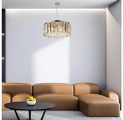 Searchlight 9835-5CC - Csillár zsinóron CLARISSA 5xE14/40W/230V